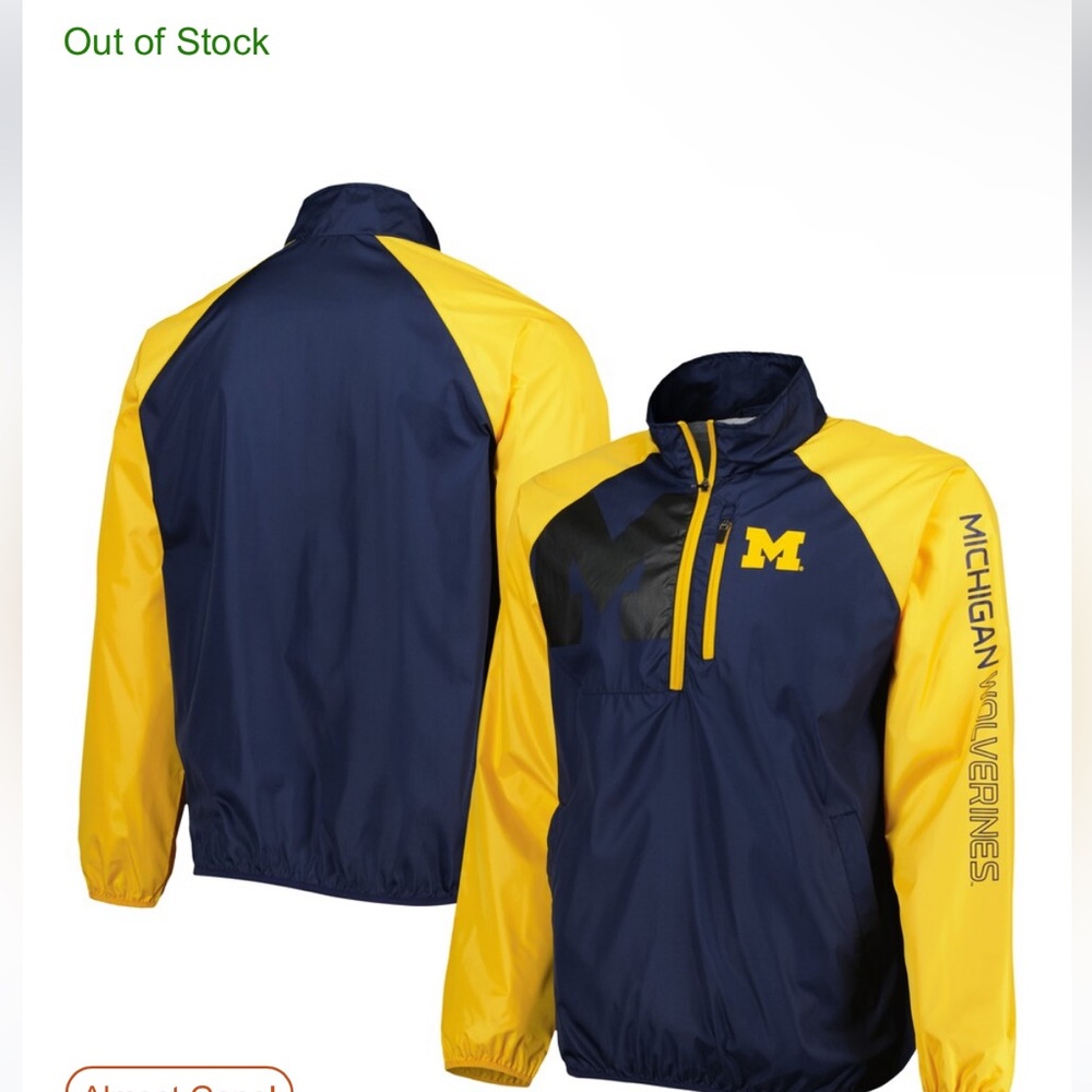 Men’s G-III Sports by Carl Banks Michigan Wolverines Point Guard Jacket